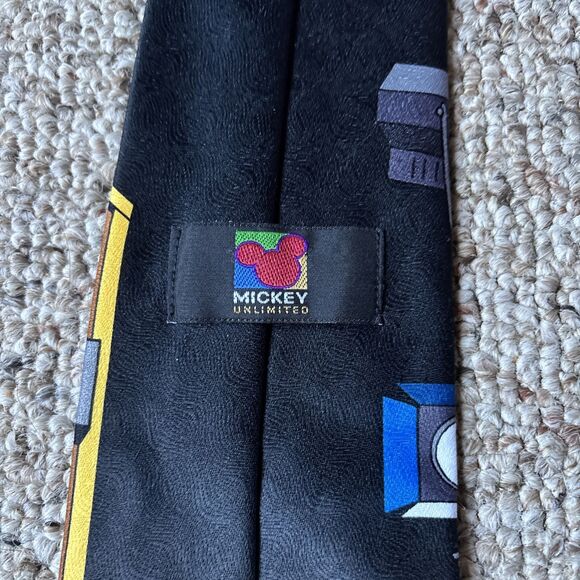 Disney Mickey Unlimited Mouse Neck Tie Movie Set Director 4" x 58" Goofy Donald - Picture 4 of 5